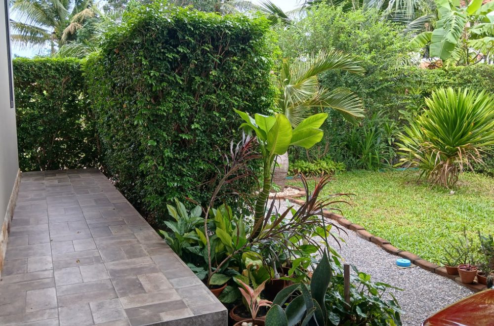 Back home entrance from car park - Bali Style Home for Sale in Khao Kalok