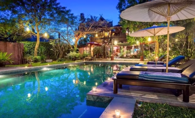 Large 2 Story Teak Home by the Beach